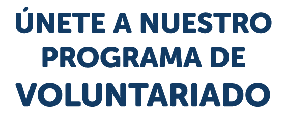 Únete a nuestro programa de voluntariado